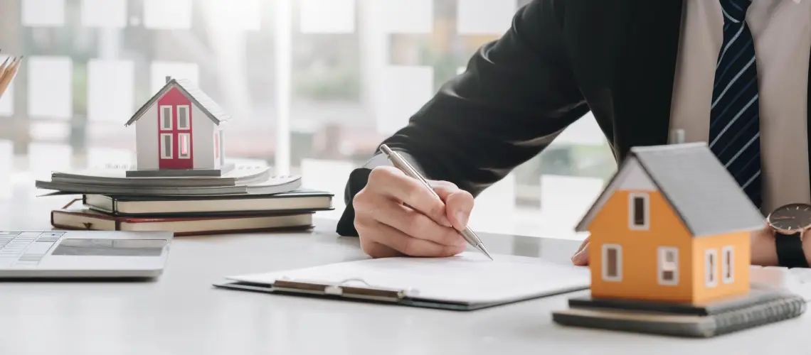 Professional preparing a property valuation report for a Melbourne property